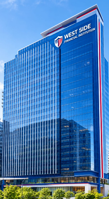 West Side Financial Institution Modern Headquarters Tower